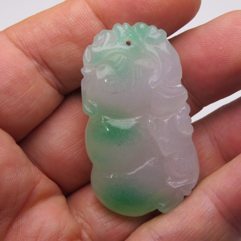 Jade Hand Made Carved Pendant